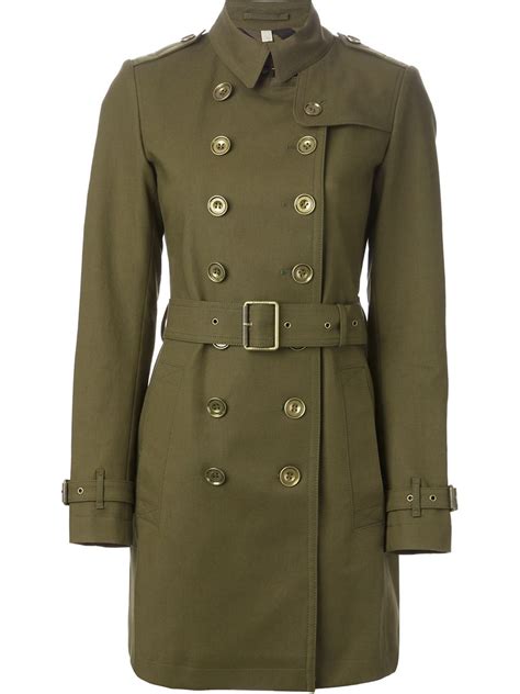 burberry military green trench|are burberry trench coats waterproof.